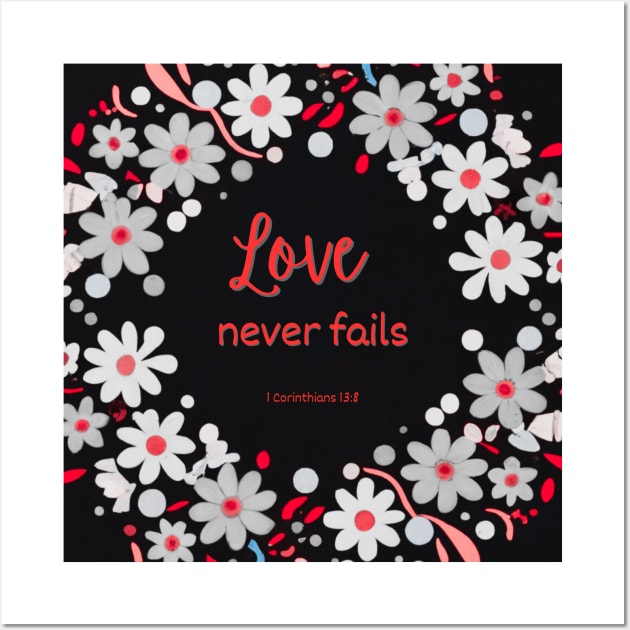 Love quote 1 Colrinthians 13:3 Wall Art by ByReg